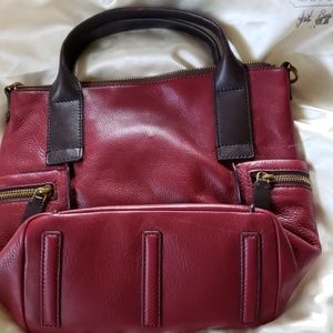 leather handbag